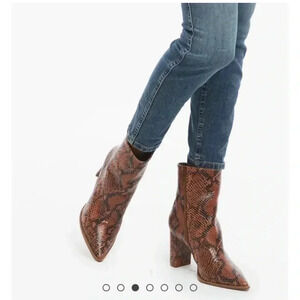 Able Saddle Snake Amber Boots 9